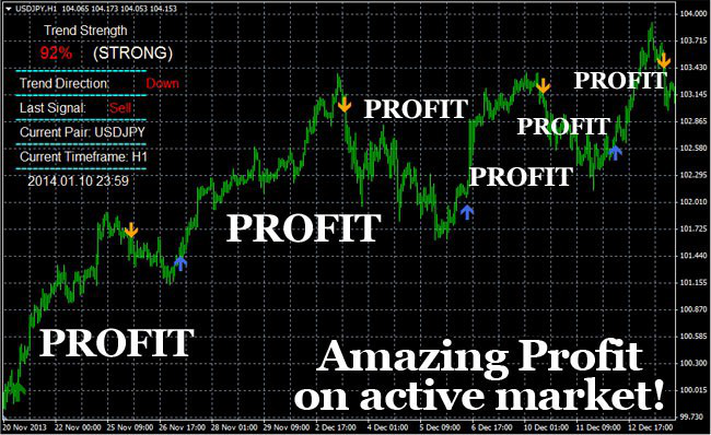Trend profit indicator
