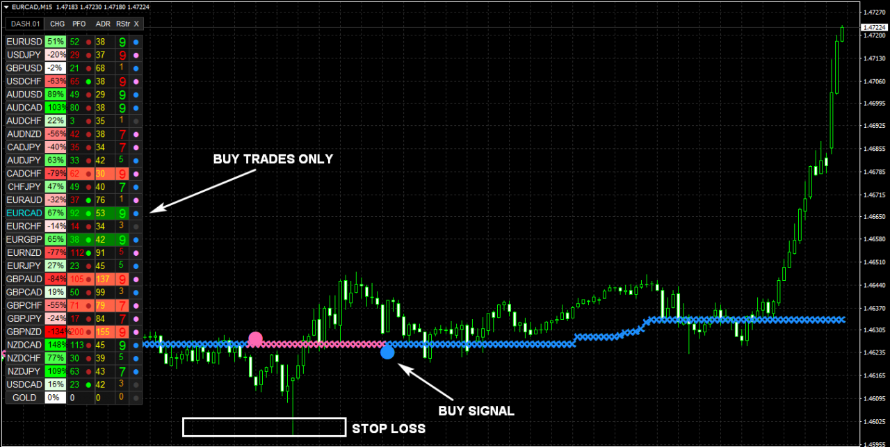 Téléchargement de l'indicateur NANOTRADER FX Cost $97