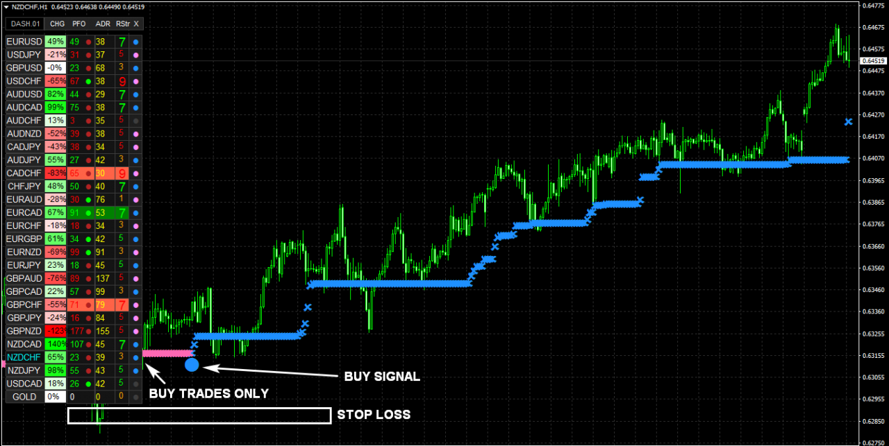 Téléchargement de l'indicateur NANOTRADER FX Cost $97