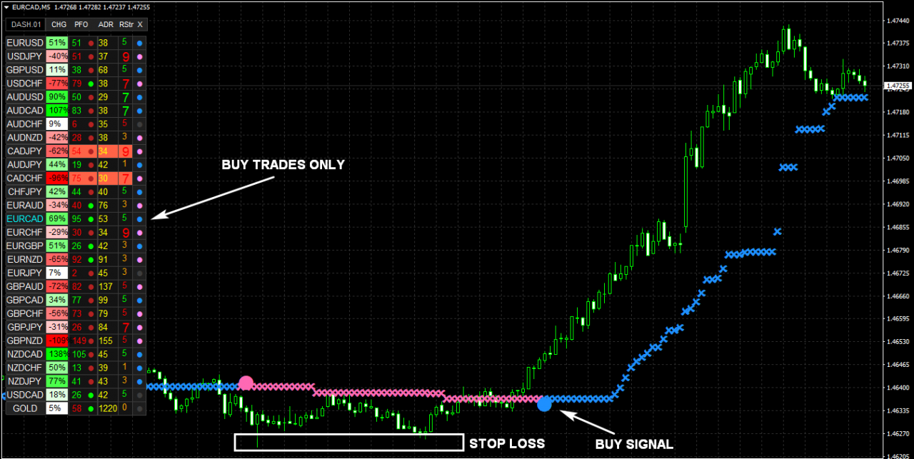 Téléchargement de l'indicateur NANOTRADER FX Cost $97