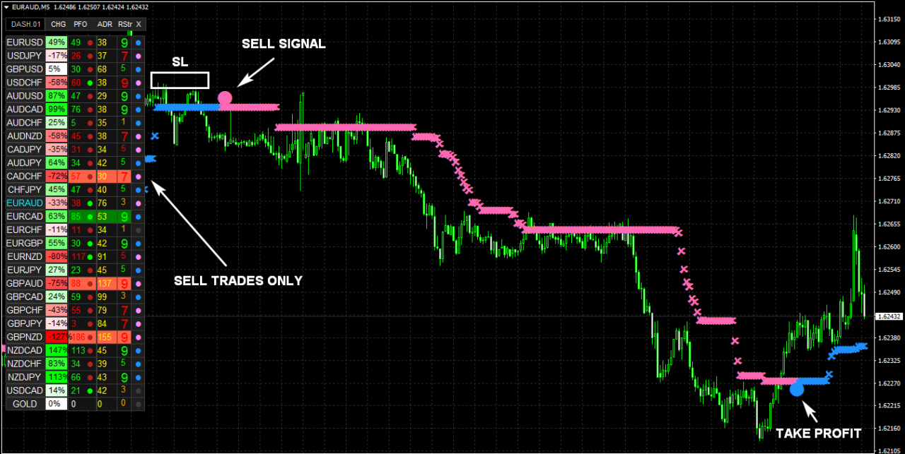 Téléchargement de l'indicateur NANOTRADER FX Cost $97