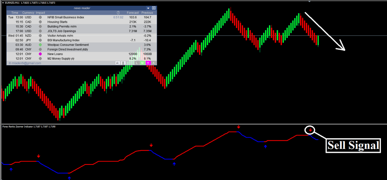 Stratégie Renko Zoomer sur le Forex