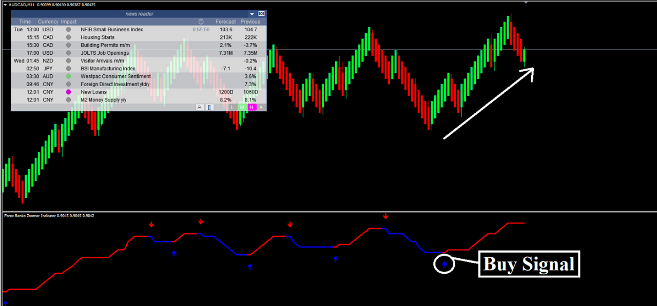 Stratégie Renko Zoomer sur le Forex