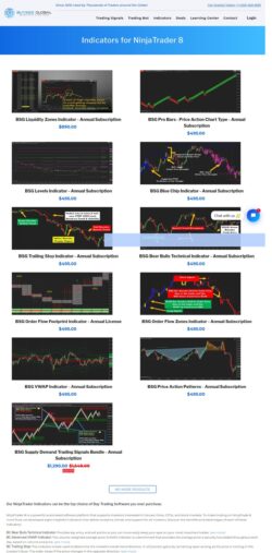 Buyside Global Indicators Bundle für NinjaTrader
