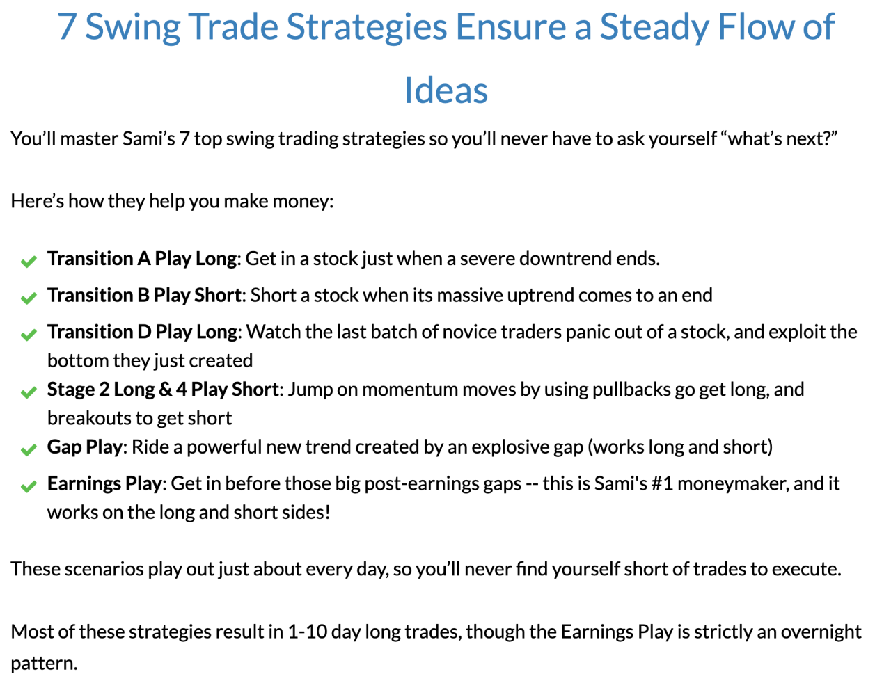 T3 Swing Trader stratégique