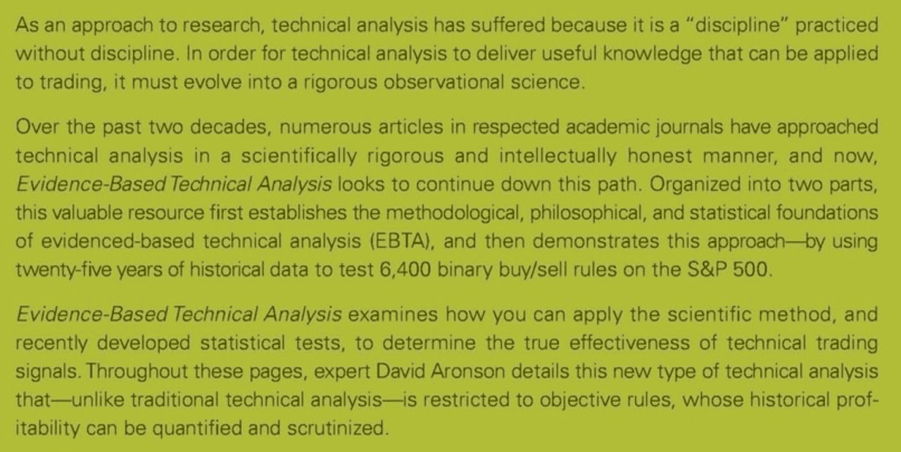Evidenzbasierte technische Analyse