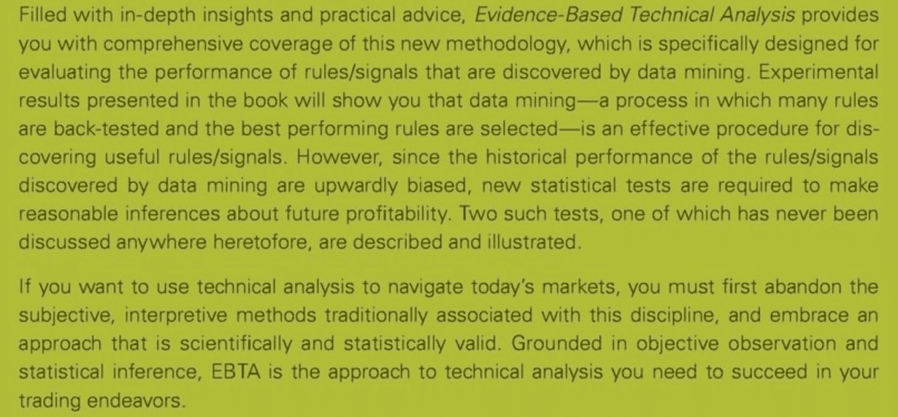 Evidenzbasierte technische Analyse