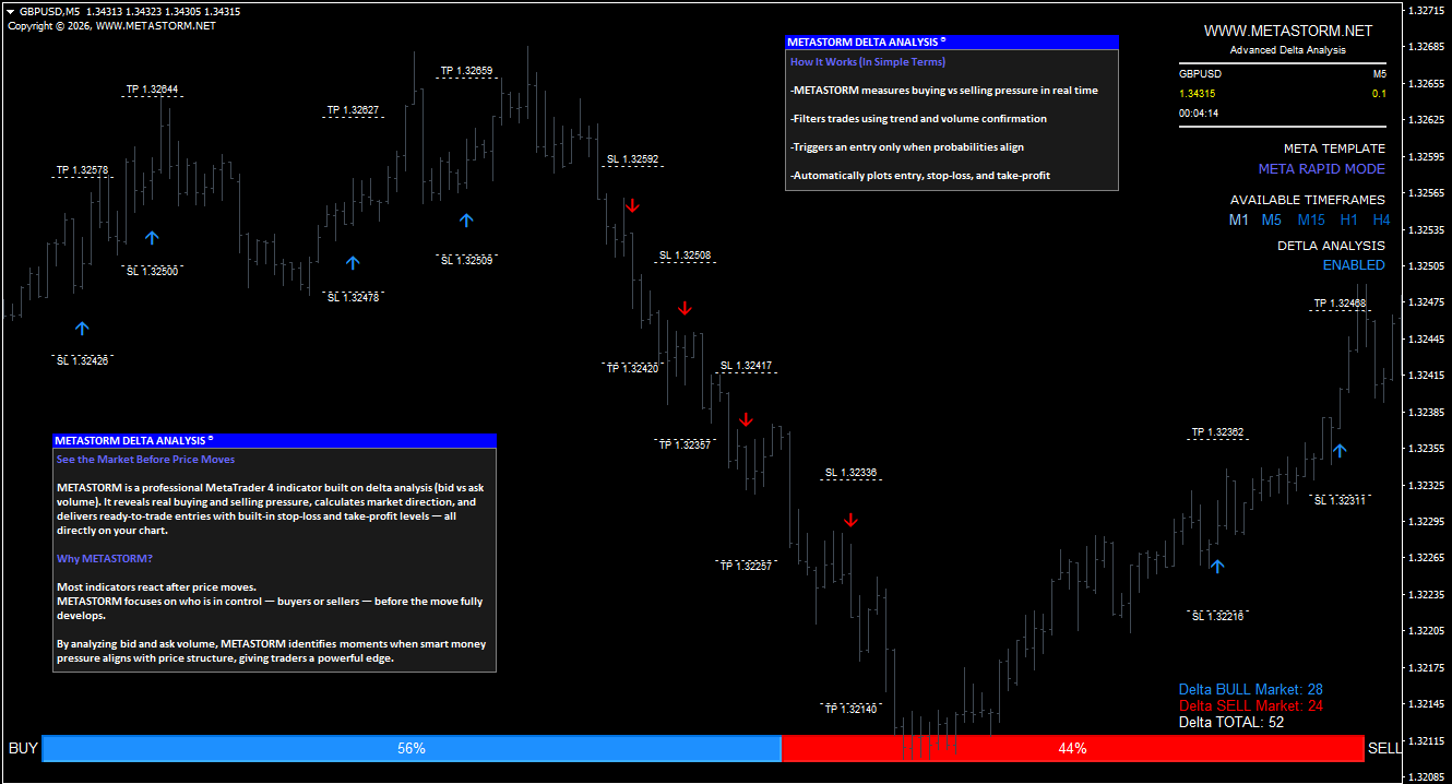 Système de trading Meta Storm Premium